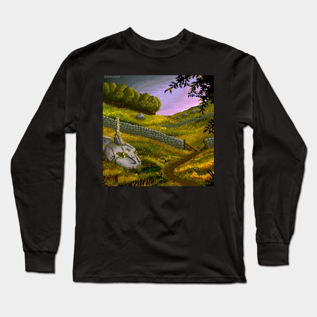 Ancient Stones Long Sleeve T-Shirt by Silphwave Co